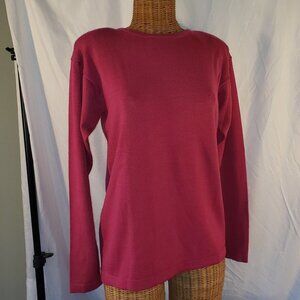 Women's TANNER Vintage Pink Long Sleeve Sweater - S